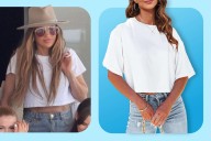 Jennifer Lopez Wore a White T-Shirt, Get a Similar Look from $7