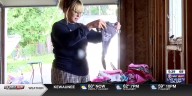 Weyauwega mother collecting clothes to give away to her community
