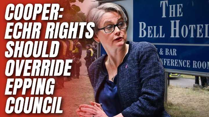 Cooper's Lawyers Argue Migrant ECHR Rights Trump Epping Locals