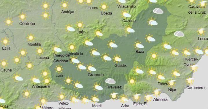 Tiempo Granada | Inicia la semana con los termómetros en ascenso