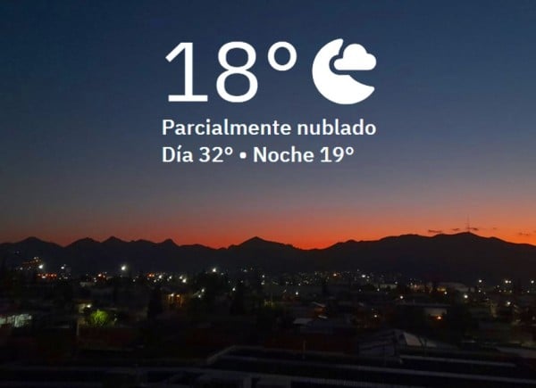 Amanece la capital a 18 grados centígrados