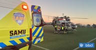 Exitoso rescate aéreo de arriero que cayó a risco en San Fabián, en la región de Ñuble