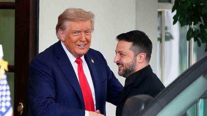 Trump y Zelenski se mostraron a favor de una reunión trilateral con Putin