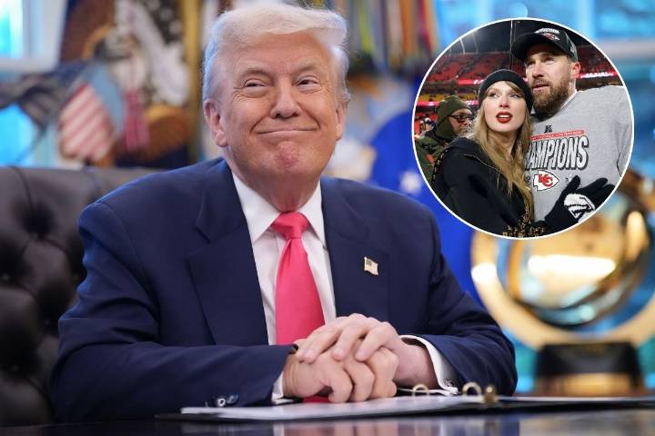 President Trump Reacts to Taylor Swift and Travis Kelce’s Engagement