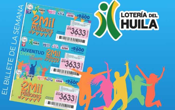 Lotería del Huila: sorteo 4716 del 12 de agosto de 2025