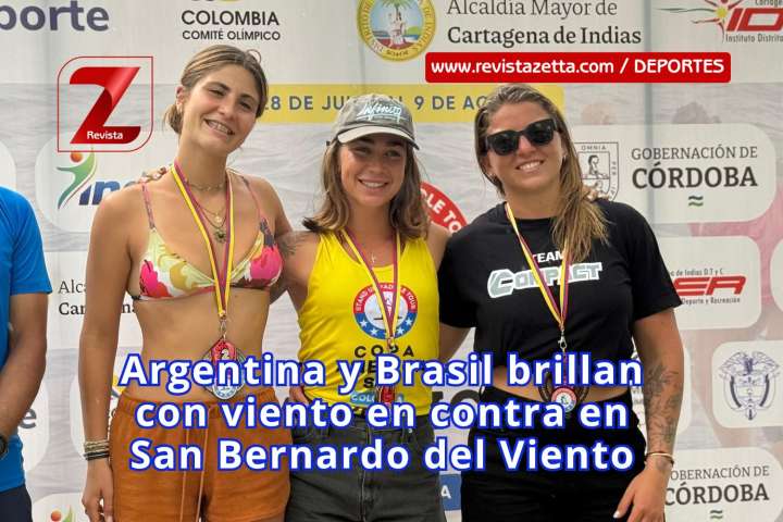 Argentina y Brasil brillan con viento en contra en San Bernardo del Viento