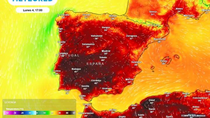 La Aemet acorta la duración de la ola de calor y podría terminar mañana