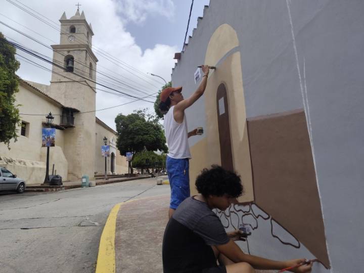 Gobierno regional presente en Festival Internacional “Ciudad Mural” en La Asunción