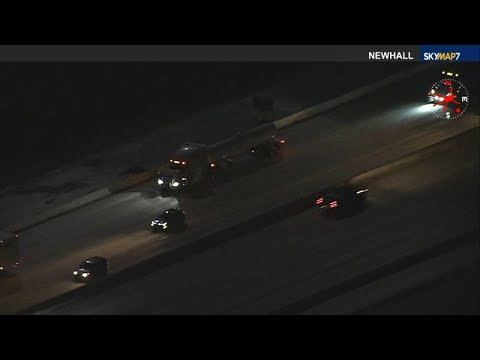 LIVE: Suspect carjacks semi-truck in dangerous chase in LA area