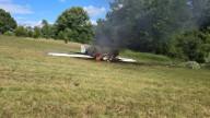 Pilot injured after airplane crashes, catches fire in Livingston County