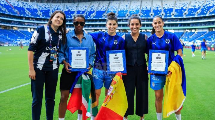Rayadas reconoce a sus seleccionadas internacionales