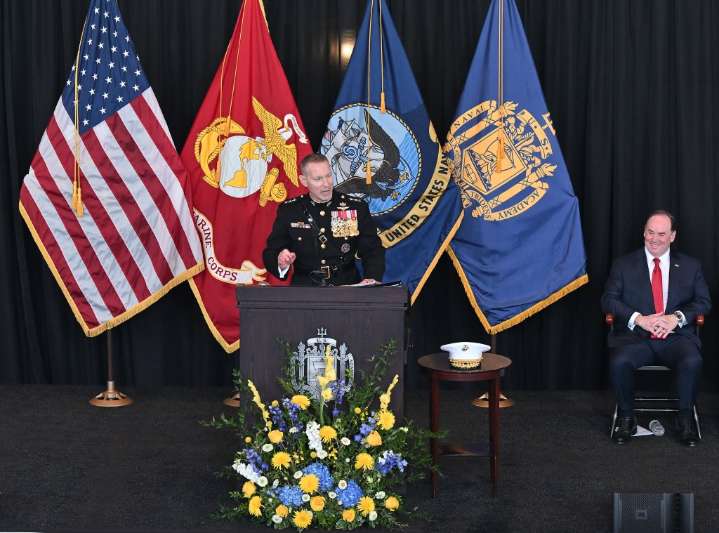 66th U.S. Naval Academy superintendent installed and says ‘semper fidelis’