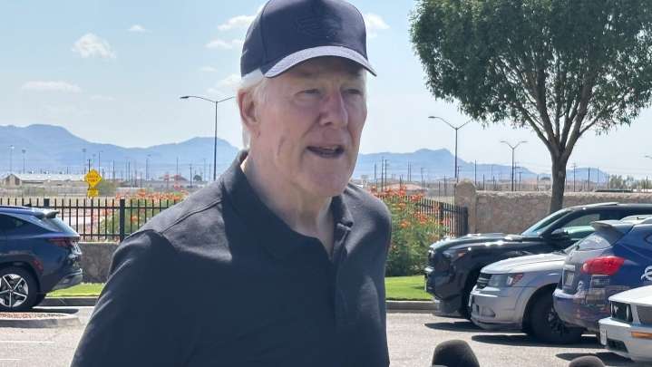 Tour of Fort Bliss ICE Detention Center given to visiting Cornyn
