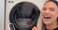 Chloe Burrows gets revenge on sister with a very risky prank