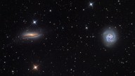 Pair of colliding galaxies may hint at the fate of the Milky Way and its closest galactic neighbor