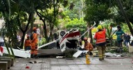 Se conoce la hipótesis del accidente de avioneta en Medellín: dos personas resultaron heridas