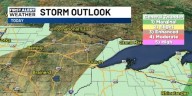 Storm chances to move east as threat eases in our region Saturday
