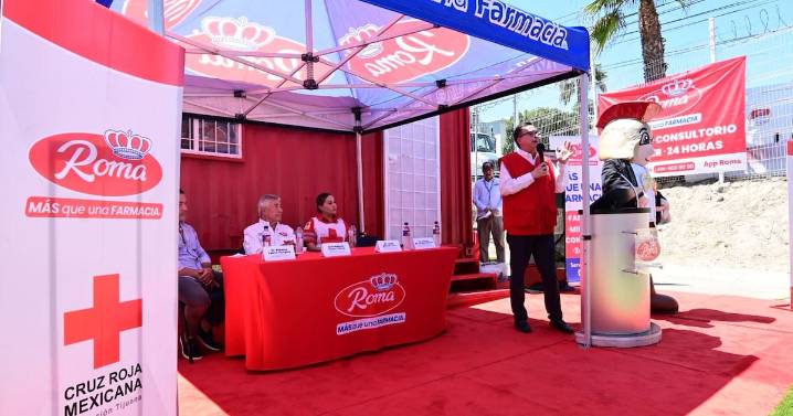 Cruz Roja Tijuana y Farmacias Roma inauguran nueva base de ambulancia modelo contenedor