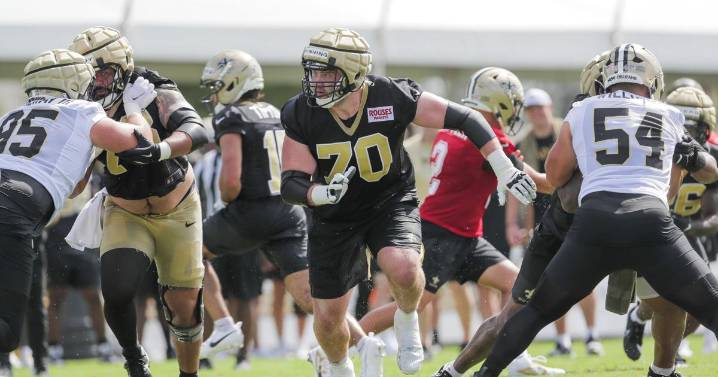 How a position swap for Saints OL Trevor Penning may help him ‘physically destroy people’