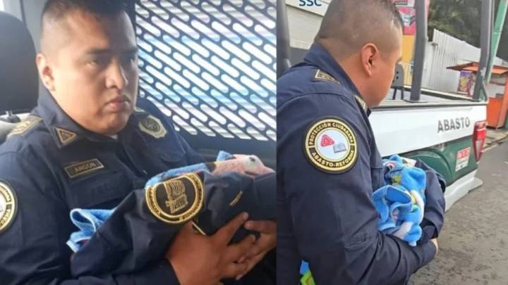 Rescatan a bebé abandonado en baños de Metro UAM