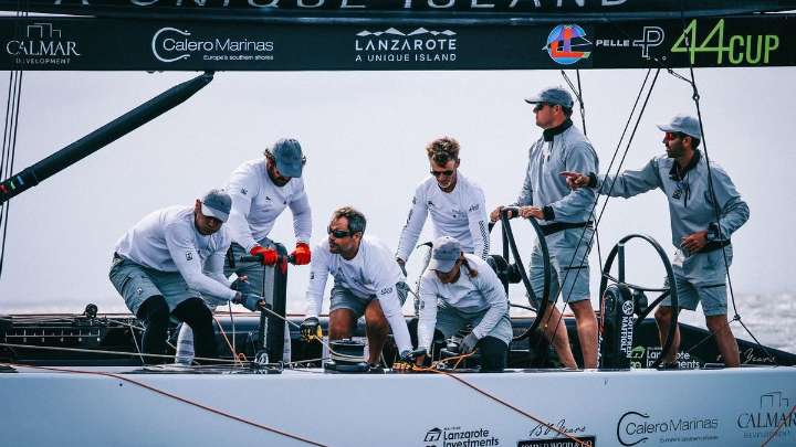 El 'Lanzarote Calero Sailing Team' logra un valioso tercer puesto en la regata de entrenamiento previa al Mundial de la 44Cup