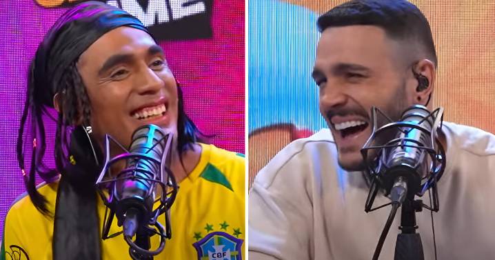 Gerardo Pe regresa de Brasil con peculiar atuendo y Mario Irivarren lo vacila en Good Time: "Cachay"