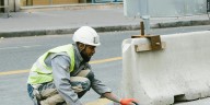 Crews installing new fiber optic cables on Washington St.