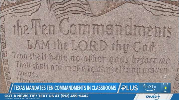 Federal judge to hear case on Ten Commandments in Texas public schools Friday