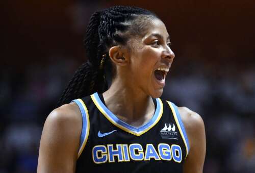Aces secure WNBA playoff spot with win over the Sky; Parker’s jersey retired