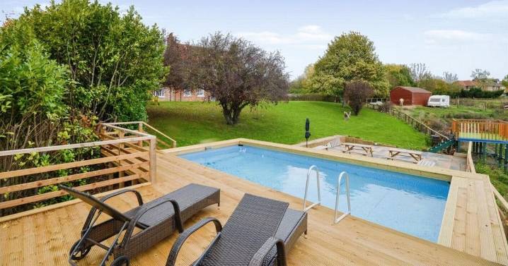 £400k knocked off Ingleby Barwick farmhouse with pool, stables and micropub