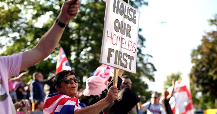 We spoke to the people protesting outside an asylum seeker hotel in Greater Manchester