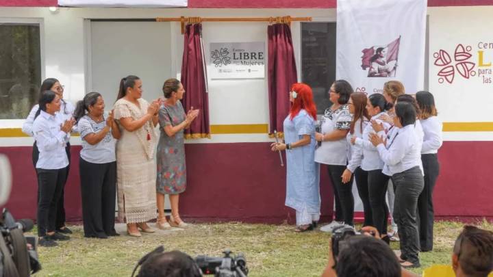 Sheinbaum inaugura Centro Libre para Mujeres en Calakmul