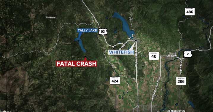 Man facing negligent homicide charge after fatal Whitefish crash