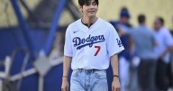 V of K-pop sensation BTS thrills fans with first pitch at Dodgers game and meets Shohei Ohtani