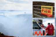Brush fire triggers over a dozen WW2 bomb explosions in UK national park