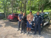 SSPC RESCATA A MASCULINO EXTRAVIADO EN EL CERRO DE SAN JUAN