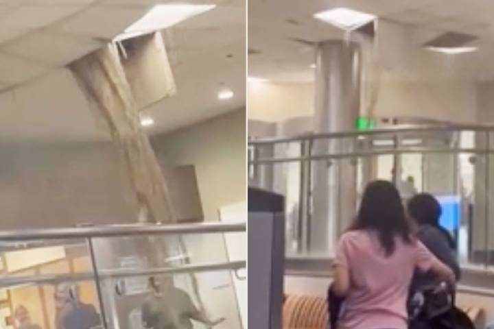 Brown Liquid Pours from Ceiling at Atlanta Hartsfield Airport: VIDEO