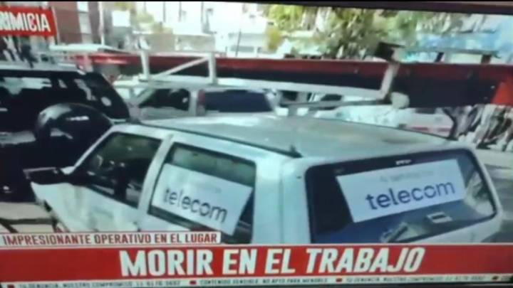 ¡Basta de muertes obreras! Telecom es responsable