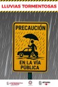 Exhortan a tomar precauciones por lluvias