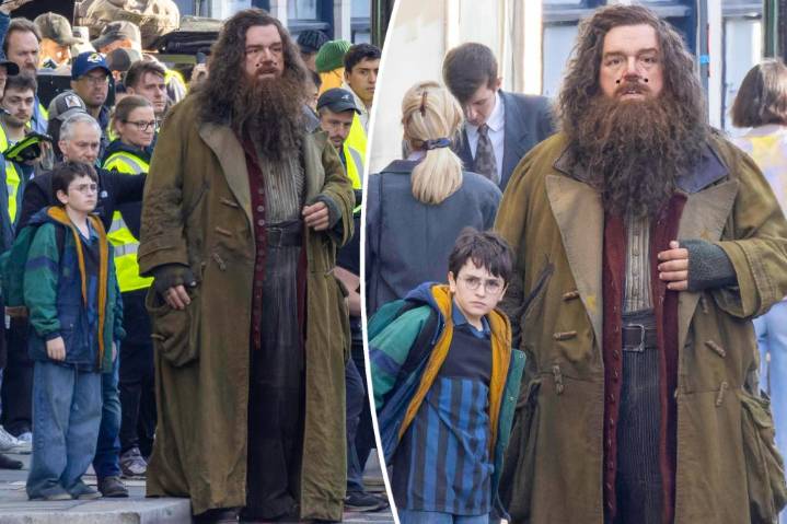 Harry Potter, Hagrid film HBO series in London in first on