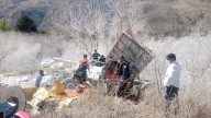 Impactante choque sobre RN 9, en el tramo de La Cuesta de Bárcena
