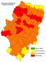 Activada la alerta roja por riesgo de incendios en siete zonas de las provincias de Zaragoza y Huesca