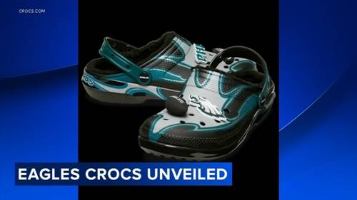 Philadelphia Eagles-themed Crocs unveiled