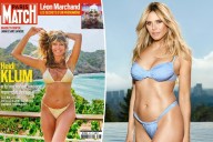 Heidi Klum strips down for sizzling Paris Match bikini shoot