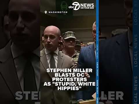 White House Deputy blasts 'stupid white hippies' protesting DC National Guard
