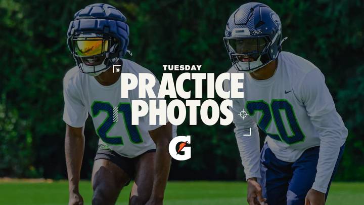 PHOTOS: Seahawks Initial 53-Man Roster Practices On Tuesday Afternoon