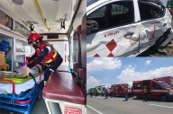Megacarambola en el Libramiento Bicentenario: 12 vehículos involucrados y 10 lesionados