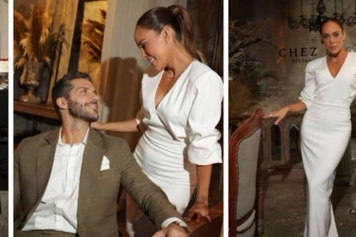 Así fue la mágica boda de Sara Corrales en Medellín: dos vestidos y una cena parisina