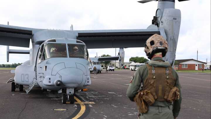 U.S. Army Aviators Get Experience on MV-22 in Preparation for MV