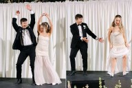 Bride and Her Father Perform Surprise Wedding Tap Dance (Exclusive)